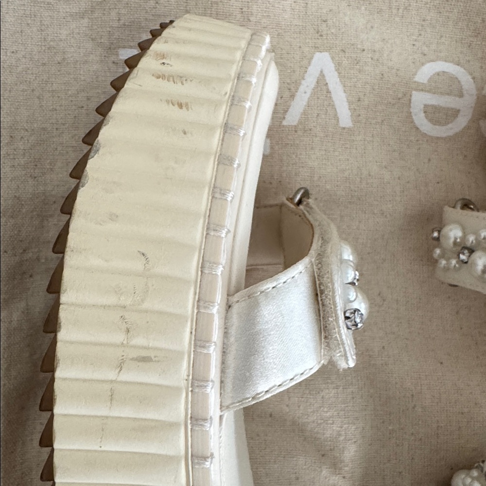 Dolce Vita Women's Debra Cream Sandals Size 8.5 M Good Condition - Picture 12 of 15